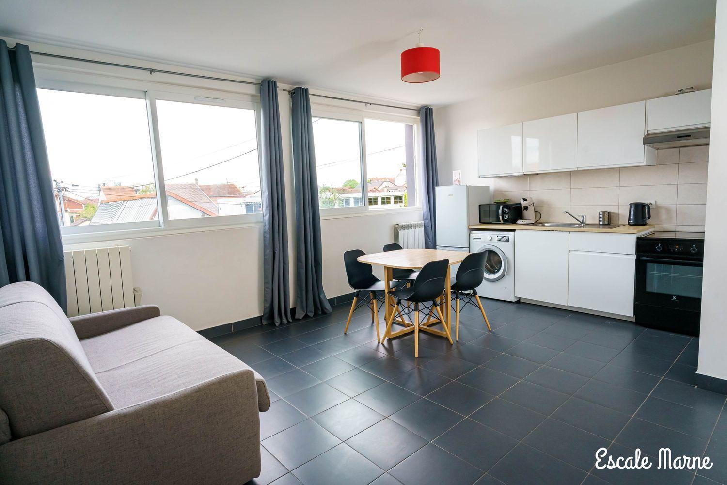 Escale-Marne Fr - 102 - Free Parking - Free Luggage Storage - All Equipped - Linen Included - Washing Machine - 10Mn Walk Metro 8 - Rer A - Panoramic View - From 1 To 4 Guests 매종알포르트 외부 사진