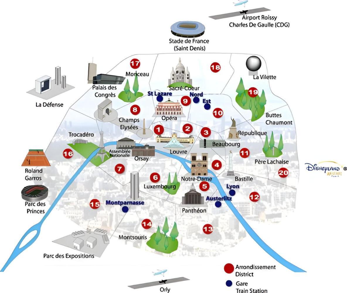 Escale-Marne Fr - 102 - Free Parking - Free Luggage Storage - All Equipped - Linen Included - Washing Machine - 10Mn Walk Metro 8 - Rer A - Panoramic View - From 1 To 4 Guests 매종알포르트 외부 사진